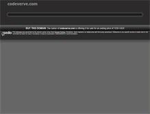 Tablet Screenshot of codeverve.com